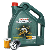 Cambio de Aceite Sintético Castrol Magnatec Stop-Start 5W-40 A3/B4 + Filtro de Aceite